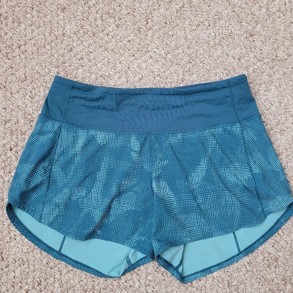 Lululemon speed-up running shorts